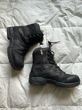 Denali Steel Toe Waterproof Tactical Boots for Men - Black
